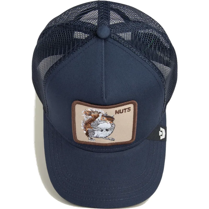 cepur-izliekta-truckeris-tumsi-zils-snapback-berniem-nuts-mini-the-farm-no-goorin-bros