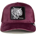 cepur-izliekta-truckeris-sarkans-snapback-savage-tiger-velour-the-farm-no-goorin-bros