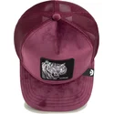 cepur-izliekta-truckeris-sarkans-snapback-savage-tiger-velour-the-farm-no-goorin-bros