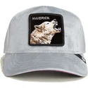 casquette-trucker-grise-loup-maverick-wolf-velour-the-farm-goorin-bros
