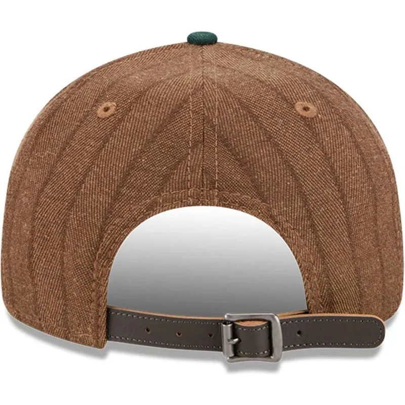 cepur-plakana-bruns-regulejams-9fifty-retro-crown-wool-pinstripe-no-oakland-athletics-mlb-no-new-era