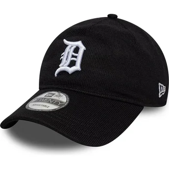 Czapka z zakrzywionym daszkiem czarna regulowana 9TWENTY Merino Wool Detroit Tigers MLB New Era