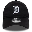 cepur-izliekta-melns-regulejams-9twenty-merino-wool-no-detroit-tigers-mlb-no-new-era