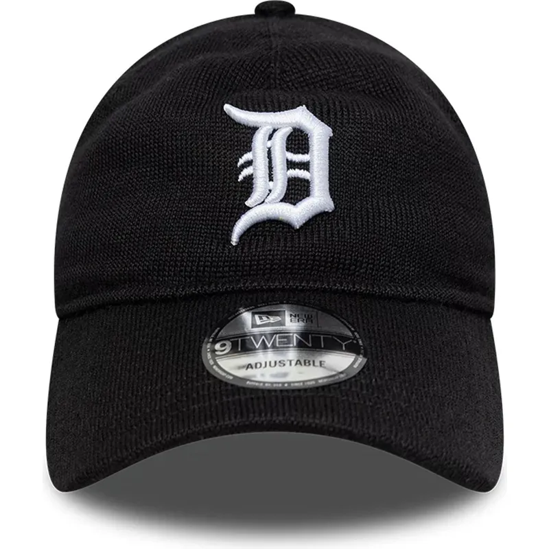 cepur-izliekta-melns-regulejams-9twenty-merino-wool-no-detroit-tigers-mlb-no-new-era