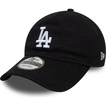Svart böjd justerbar keps 9TWENTY Merino Wool från Los Angeles Dodgers MLB av New Era