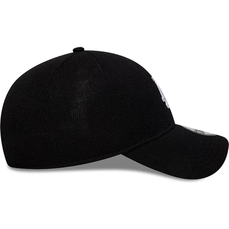 cepur-izliekta-melns-regulejama-lente-9twenty-merino-wool-no-los-angeles-dodgers-mlb-no-new-era
