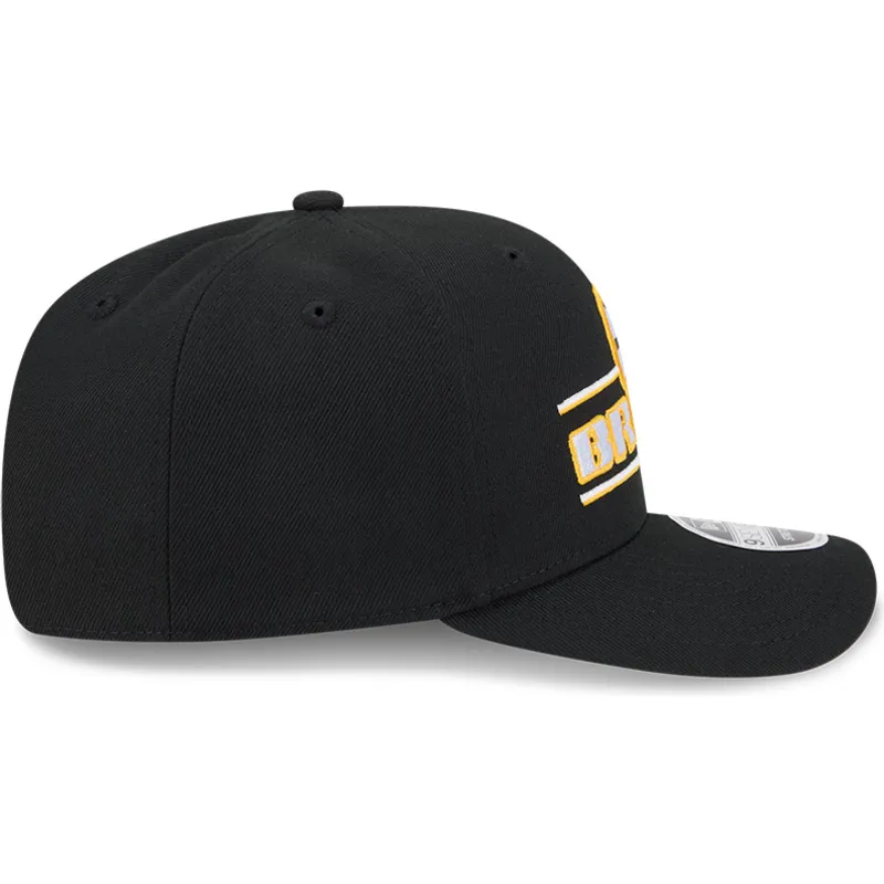 cepur-izliekta-melns-snapback-9seventy-stretch-snap-stated-no-boston-bruins-nhl-no-new-era