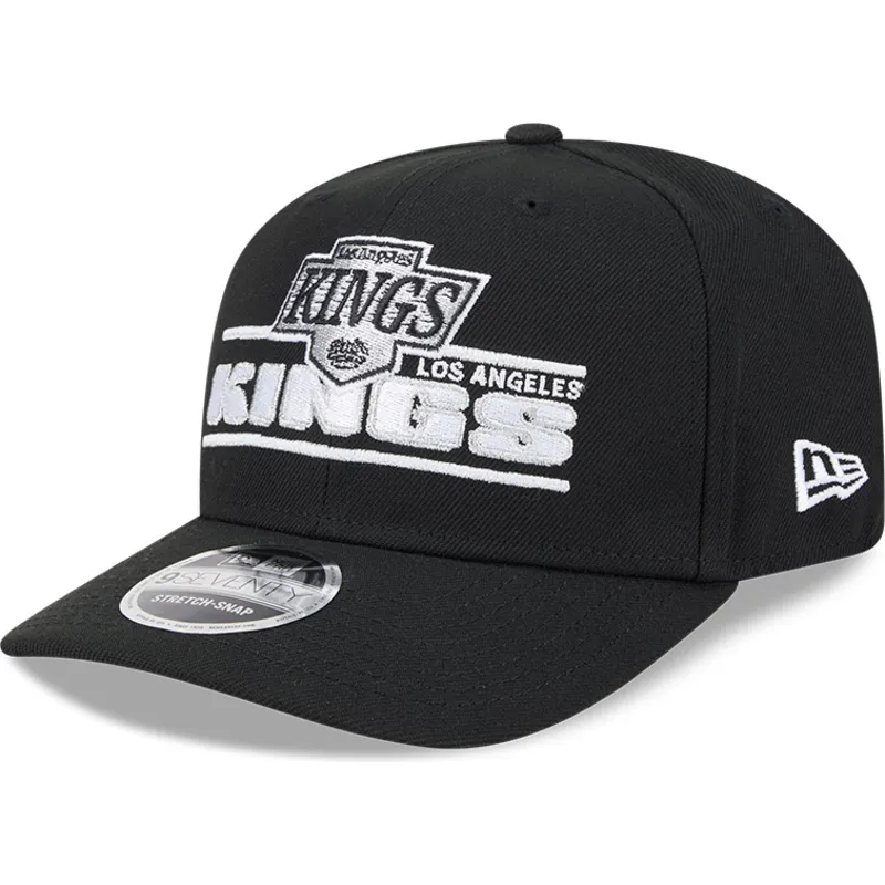 cepur-izliekta-melns-snapback-9seventy-stretch-snap-stated-no-los-angeles-kings-nhl-no-new-era