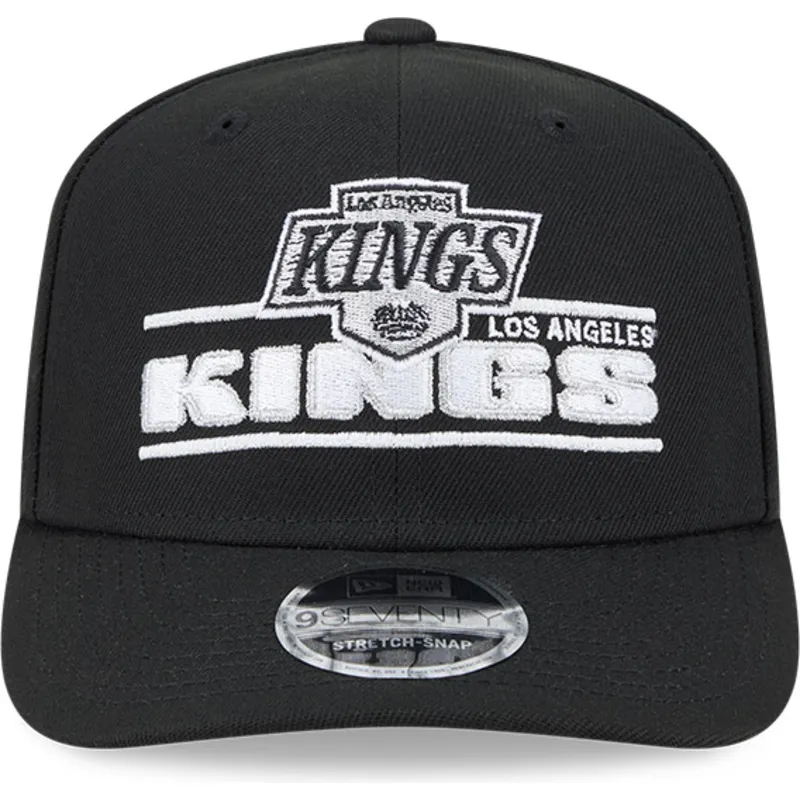 cepur-izliekta-melns-snapback-9seventy-stretch-snap-stated-no-los-angeles-kings-nhl-no-new-era