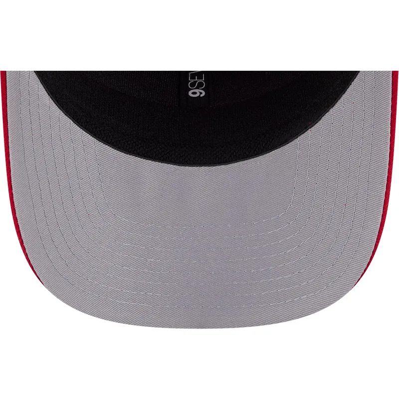 cepur-izliekta-sarkans-snapback-9seventy-stretch-snap-stated-no-detroit-red-wings-nhl-no-new-era