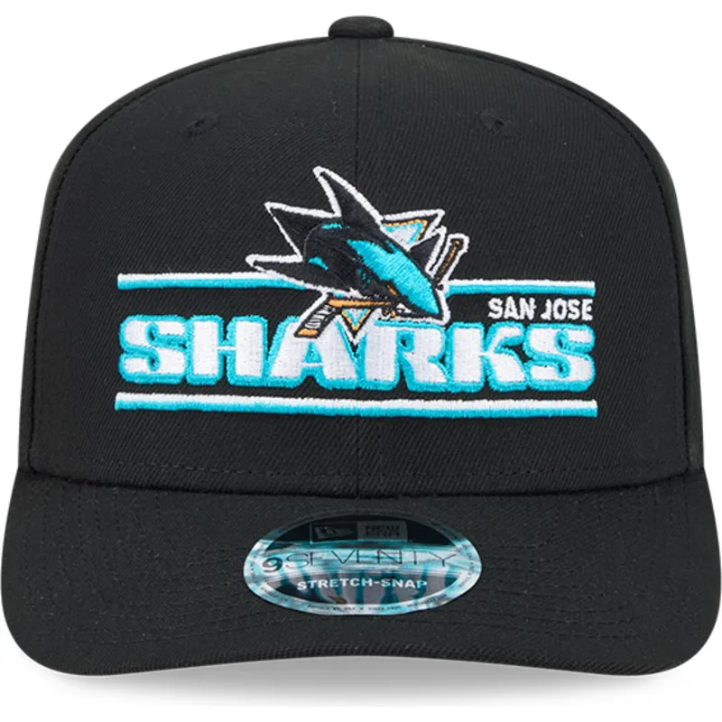 cap-izliekta-black-snapback-9seventy-stretch-snap-stated-no-san-jose-sharks-nhl-no-new-era