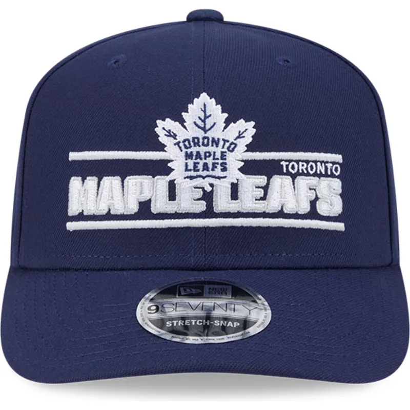 cepur-izliekta-zils-snapback-9seventy-stretch-snap-stated-no-toronto-maple-leafs-nhl-no-new-era