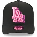 cepur-izliekta-melns-snapback-9fifty-a-frame-neon-no-los-angeles-dodgers-mlb-no-new-era