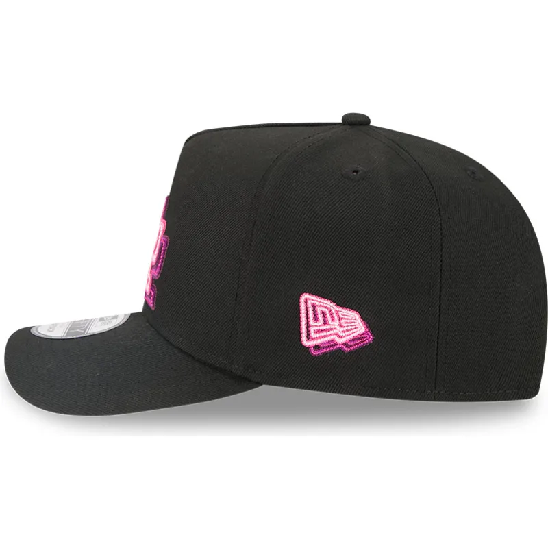 cepur-izliekta-melns-snapback-9fifty-a-frame-neon-no-los-angeles-dodgers-mlb-no-new-era