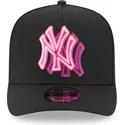 cepur-izliekta-melns-snapback-9fifty-a-frame-neon-no-new-york-yankees-mlb-no-new-era