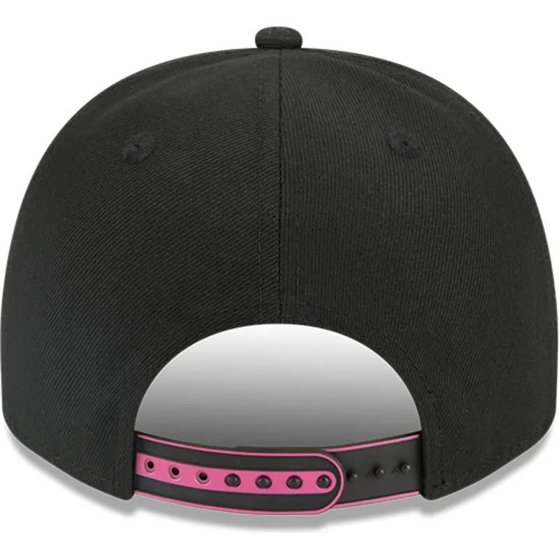 cepur-izliekta-melns-snapback-9fifty-a-frame-neon-no-oakland-athletics-mlb-no-new-era