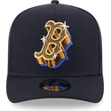 cepur-izliekta-tumsi-zils-snapback-9fifty-a-frame-emblem-no-boston-red-sox-mlb-no-new-era