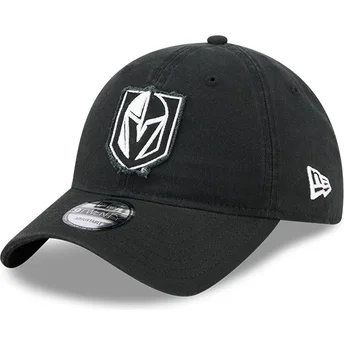 Cepur izliekta melns regulējams 9TWENTY Stamp no Vegas Golden Knights NHL no New Era
