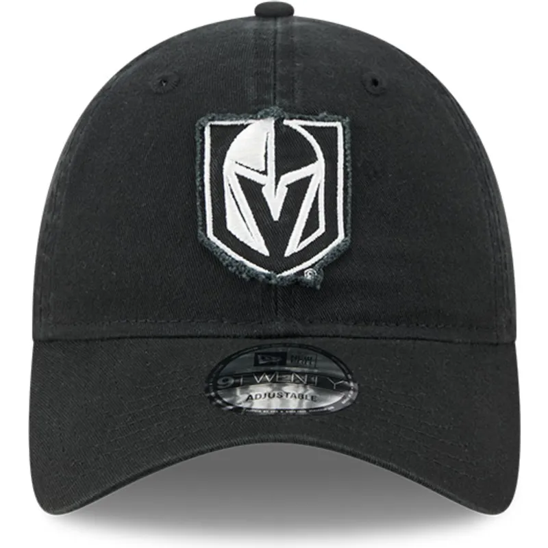 cap-izliekta-black-adjustable-strap-9twenty-stamp-no-vegas-golden-knights-nhl-no-new-era