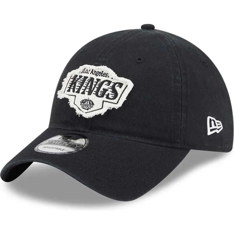 cap-izliekta-black-adjustable-strap-9twenty-stamp-no-los-angeles-kings-nhl-no-new-era
