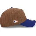 cepur-izliekta-bruns-regulejama-lente-9twenty-a-frame-wool-pinstripe-no-los-angeles-dodgers-mlb-no-new-era