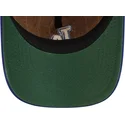 cap-izliekta-brown-adjustable-strap-9twenty-a-frame-wool-pinstripe-no-los-angeles-dodgers-mlb-no-new-era