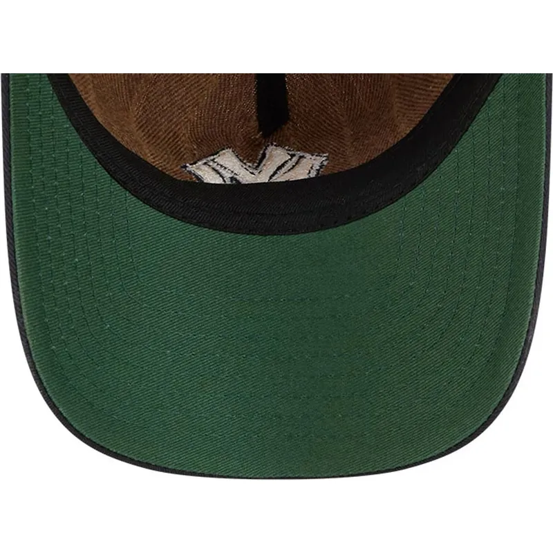 cepur-izliekta-bruns-regulejama-lente-9twenty-a-frame-wool-pinstripe-no-new-york-yankees-mlb-no-new-era