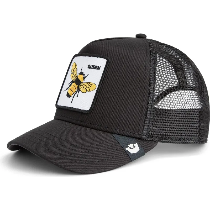 schwarze-trucker-kappe-biene-queen-bee-von-goorin-bros