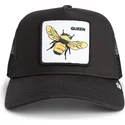 cepur-izliekta-soferis-melns-snapback-abeja-queen-bee-the-farm-no-goorin-bros