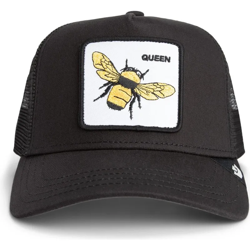 czapka-trucker-czarna-pszczola-queen-bee-goorin-bros