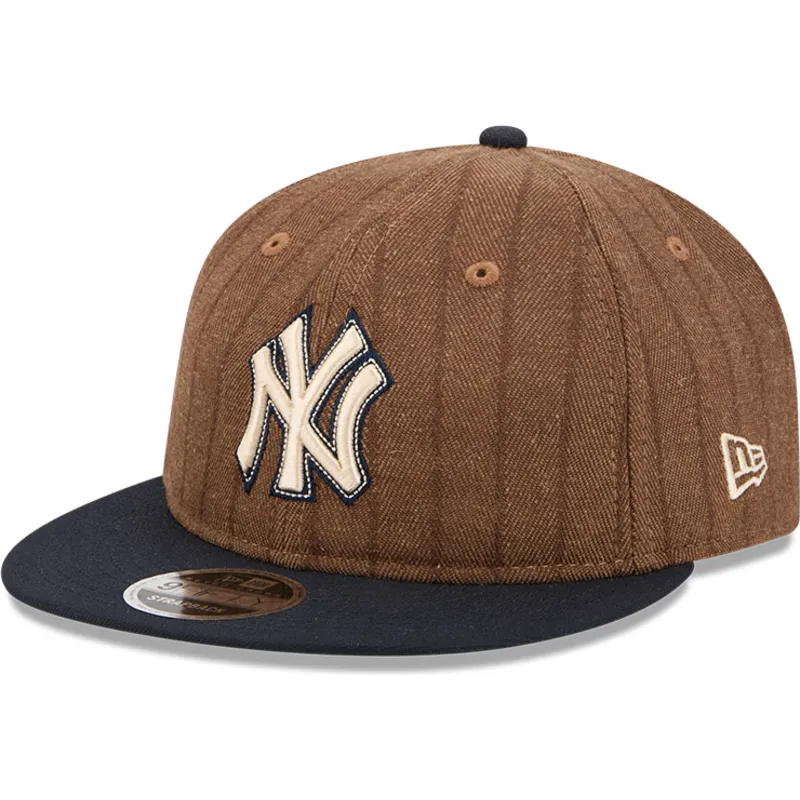 cap-plakana-brown-adjustable-strap-9fifty-retro-crown-wool-pinstripe-no-new-york-yankees-mlb-no-new-era