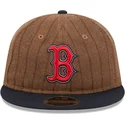 new-era-flat-brim-9fifty-retro-crown-wool-pinstripe-boston-red-sox-mlb-brown-and-navy-blue-adjustable-cap