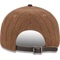 verstellbare-9fifty-retro-crown-kappe-braun-und-marineblau-aus-wollnadelstreifen-boston-red-sox-mlb-von-new-era