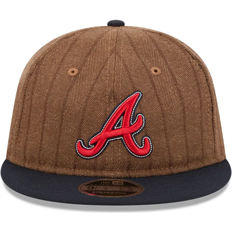 cepur-plakana-bruns-regulejama-lente-9fifty-retro-crown-wool-pinstripe-no-atlanta-braves-mlb-no-new-era