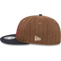 cap-plakana-brown-adjustable-strap-9fifty-retro-crown-wool-pinstripe-no-atlanta-braves-mlb-no-new-era
