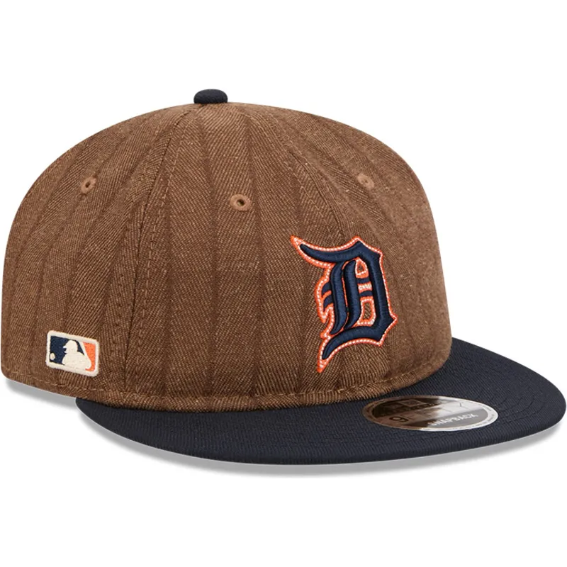 cepur-plakana-bruns-regulejama-lente-9fifty-retro-crown-wool-pinstripe-no-detroit-tigers-mlb-no-new-era
