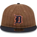 cepur-plakana-bruns-regulejama-lente-9fifty-retro-crown-wool-pinstripe-no-detroit-tigers-mlb-no-new-era