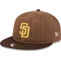 brun-justerbar-platt-keps-9fifty-retro-crown-wool-pinstripe-fran-san-diego-padres-mlb-av-new-era