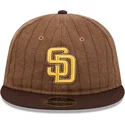 cap-plakana-brown-adjustable-strap-9fifty-retro-crown-wool-pinstripe-no-san-diego-padres-mlb-no-new-era