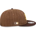 cap-plakana-brown-adjustable-strap-9fifty-retro-crown-wool-pinstripe-no-san-diego-padres-mlb-no-new-era