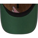 cap-izliekta-brown-adjustable-strap-9twenty-a-frame-wool-pinstripe-no-atlanta-braves-mlb-no-new-era