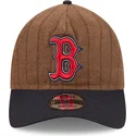 cepur-izliekta-bruns-regulejams-9twenty-a-frame-wool-pinstripe-no-boston-red-sox-mlb-no-new-era