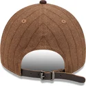 casquette-courbee-marron-ajustable-9twenty-a-frame-wool-pinstripe-san-diego-padres-mlb-new-era
