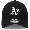 schwarze-verstellbare-gebogene-kappe-9twenty-merino-wool-oakland-athletics-mlb-von-new-era