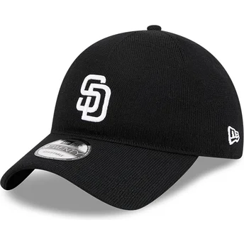 Svart böjd justerbar keps 9TWENTY Merino Wool från San Diego Padres MLB av New Era