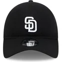 cepur-izliekta-melns-regulejams-9twenty-merino-wool-no-san-diego-padres-mlb-no-new-era