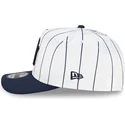 cepur-izliekta-balts-snapback-9fifty-a-frame-satin-pinstripe-no-new-york-yankees-mlb-no-new-era