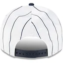 cepur-izliekta-balts-snapback-9fifty-a-frame-satin-pinstripe-no-new-york-yankees-mlb-no-new-era