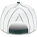 cepur-izliekta-balts-snapback-9fifty-a-frame-satin-pinstripe-no-oakland-athletics-mlb-no-new-era