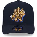 granatowa-czapka-z-zakrzywionym-daszkiem-snapback-9fifty-a-frame-emblem-new-york-yankees-mlb-od-new-era